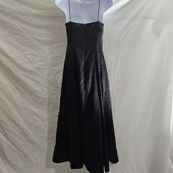 90s whimsigoth prom dress Corset Strapless Front Slit Back Lace-Up Tulle Wedding Dress with Applique